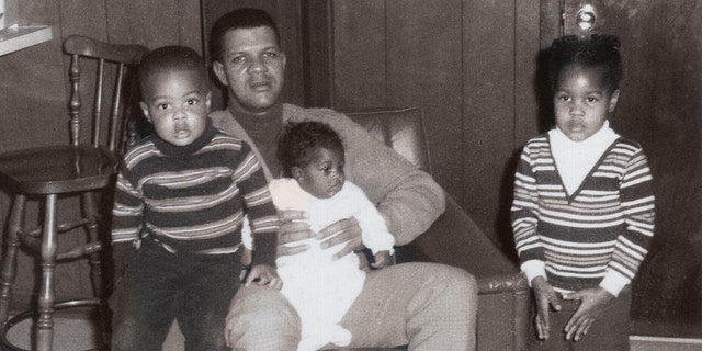 Retired Green Beret Col. Paris Davis with his family in 1968