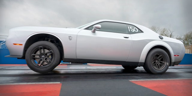 The Demon 170 is the only production car that can pop a wheelie.