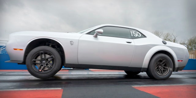 The Demon 170 is the only production car that can pop a wheelie.