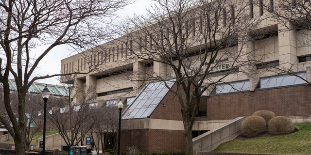 The Lincoln Park campus of DePaul University in Chicago on March 21, 2020. (Max Herman/NurPhoto via Getty Images)