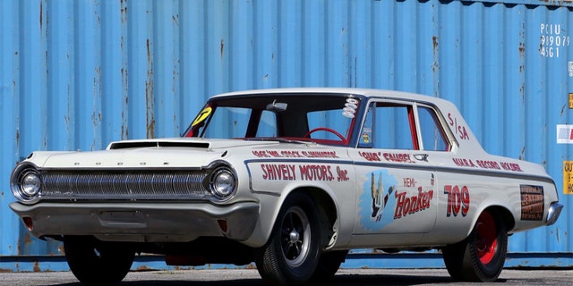 The Dodge 426 Hemi V8 was a favorite among drag racers in the 1960s.