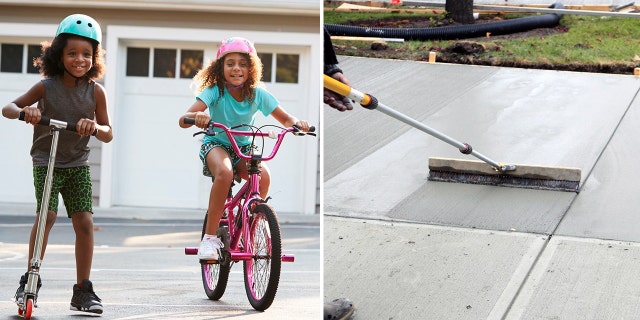 A Reddit user took to the social media platform to reveal what happened when a new concrete walkway was poured. The post about the kids in the story (not pictured) garnered some 4,000 votes in less than 24 hours.