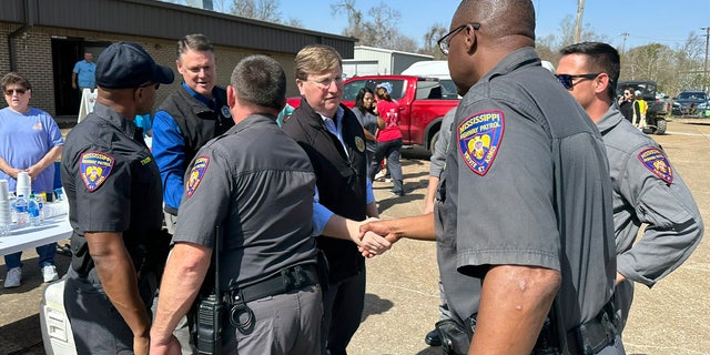 According to a person who was on the scene as part of the state’s official response organized by Gov. Tate Reeves and the Mississippi Emergency Management Agency, Presley "was not invited to the survey by the official organizers."