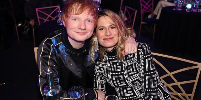 Ed Sheeran with wife Cherry Seaborn