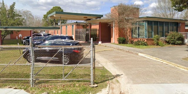 The EBR Readiness Alternative School in Baton Rouge, Louisiana. Ten students were arrested after a brawl at the school Wednesday that injured police officers. 