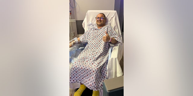 John Primavera, kidney recipient, told Fox News Digital about his good friend Tom Kenny's kidney donation, "The surgeons said it could not be a better match. It was such a good match, it was as if we were brothers."