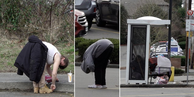 Drug intoxication and homelessness on display in Everett, Washington