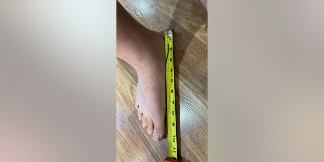 It took Labuschewsky and her daughter five weeks to figure out if the girl's feet were record-breaking.
