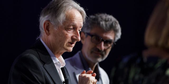 Geoffrey Hinton, chief scientific adviser at the Vector Institute, speaks during The International Economic Forum of the Americas (IEFA) Toronto Global Forum in Toronto, Ontario, Canada, on Thursday, Sept. 5, 2019. 