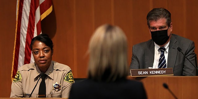 LASD Undersheriff April Tardy testified in the Civilian Oversight Commission's investigation on deputy gangs. Former Sheriff Alex Villanueva accuses Tardy of lying under oath. 