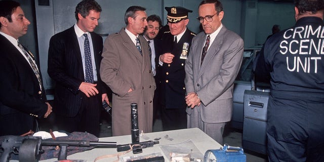 Mayor Giuliani and Police Commissioner Bratton
