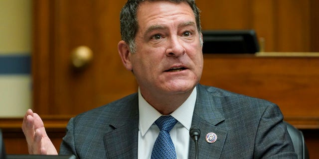 Representative Mark Green, a Republican from Tennessee, speaks during a Select Subcommittee On Coronavirus Crisis hearing in Washington, D.C., on Wednesday, May 19, 2021.