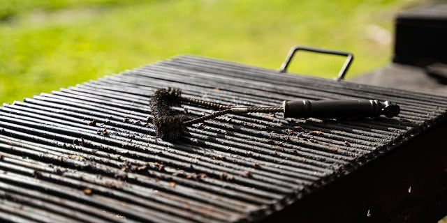 A two-centimeter-long wire that belonged to a metal wire grill brush was found in the young boy's peritonsillar tissue, near his tonsils.