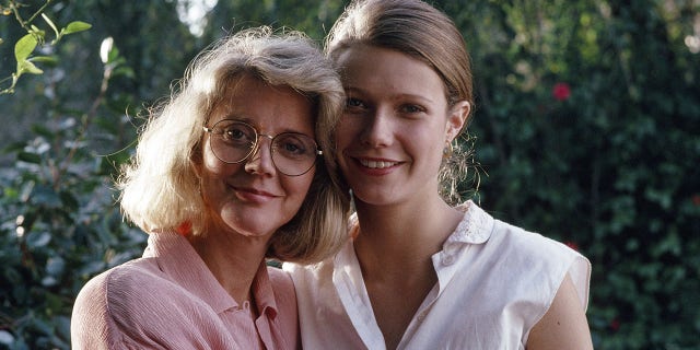 Gwyneth Paltrow, pictured with actress mother Blythe Danner, said last year that "nepo babies" have to work twice as hard as actors who don't have famous families.