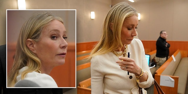 Gwyneth Paltrow attends the second day of her civil trial in Park City, Utah.