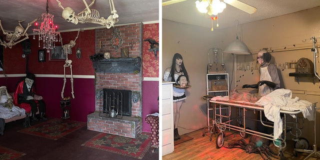 This home, which operates as a haunted house, is listed for sale at $125,000. The dwelling already has some interested buyers, according to the seller's agent.