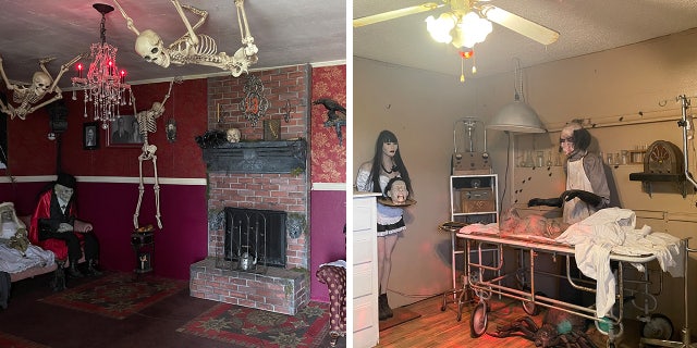 'Haunted' Texas home filled with caskets and skeletons listed for sale at $125K 6 This home, which operates as a haunted house, is listed for sale at $125,000. The dwelling already has some interested buyers, according to the seller's agent.