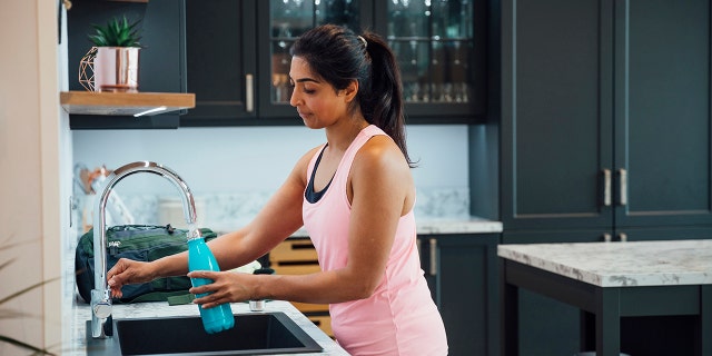 water tap bottle