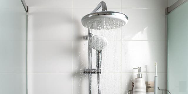 Bathroom showers are dedicated spaces where people cleanse their teeth, body and hair.