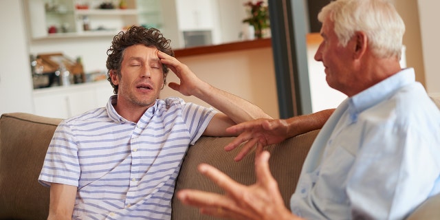 father and son disagreeing