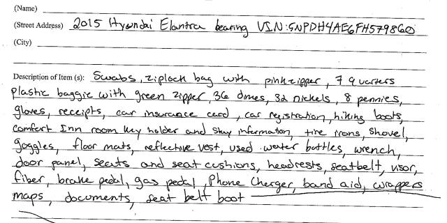 The documents show that police ripped apart Bryan Kohberger's car, which investigators in Idaho said had stalked the victims' home at least a dozen times prior to the murders.