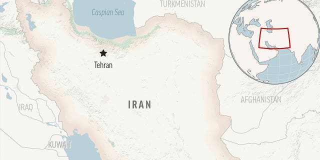 This map shows Iran along with its capital, Tehran. The Iranian government said tens of thousands of people who were arrested in recent anti-government protests have been pardoned.