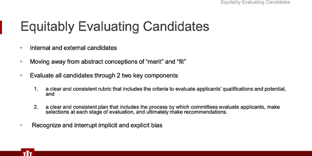 Indiana University-Purdue University Indianapolis Guide Slides "Comprehensive teacher search practice."