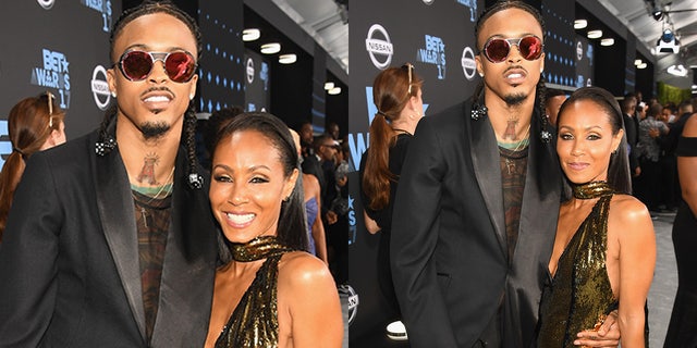 August Alsina and Jada Pinkett Smith attended the 2017 BET Awards together.