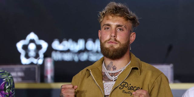 Jake Paul before press conference