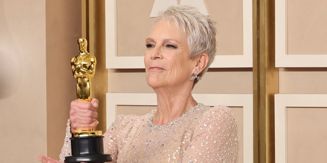 Jamie Lee Curtis took home her first Oscar for best supporting actress for her role in "Everything Everywhere All at Once."
