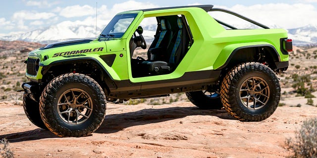 The Scrambler 392 Concept is powered by a 6.4-liter V8.