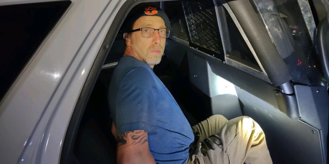Jeremy Taylor, 49, was tracked down and found hiding in a tent in Franklin County, Tennessee, where he was captured without further incident.