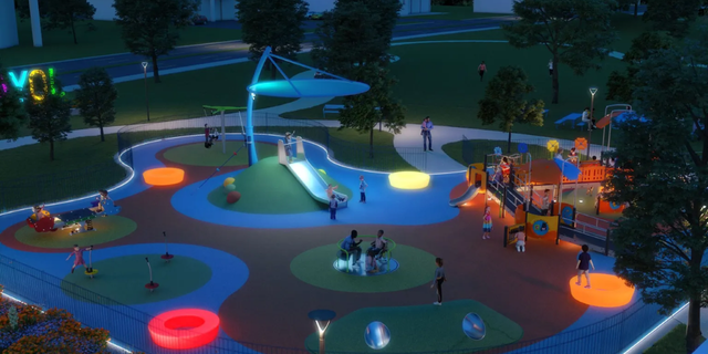 Texas town plans to build first-of-its-kind 'glowing' playground as ...