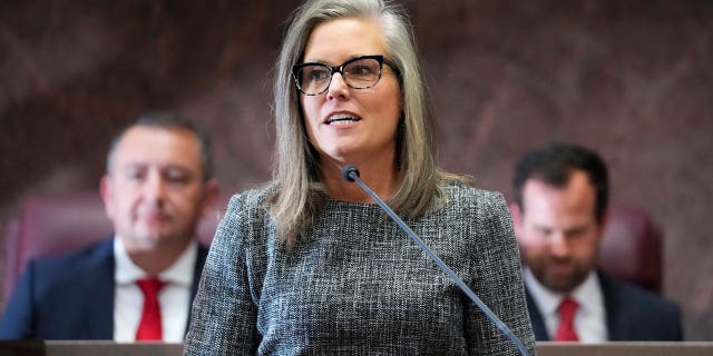 Democratic Arizona Gov. Katie Hobbs defeated Lake in the 2022 midterms.