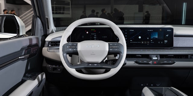 The digital dashboard.