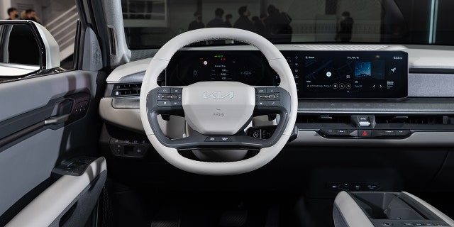 The digital dashboard.