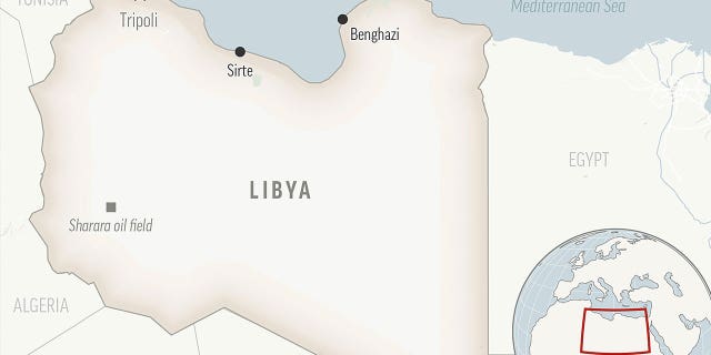 A map shows Libya along with its capital, Tripoli. Tons of natural uranium went missing in Libya, a U.N. watchdog said Thursday.