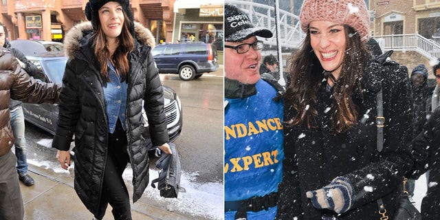 Liv Tyler is seen out and about on Main Street in Park City.