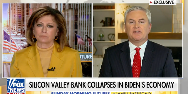 Kentucky Rep. James Comer speaks to Fox News' Maria Bartiromo.
