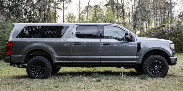 The MegaREXX SVN is a custom nine-passenger Ford SUV.