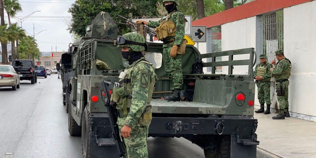 Mexican army soldiers prepare a search mission for four U.S. citizens kidnapped by gunmen in Matamoros, Mexico, Monday, March 6, 2023. 