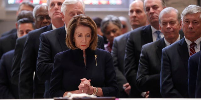 Rep. Nancy Pelosi this week publicly rebuked the San Francisco archbishop who said last year she wouldn't be allowed to receive communion over her abortion stance.