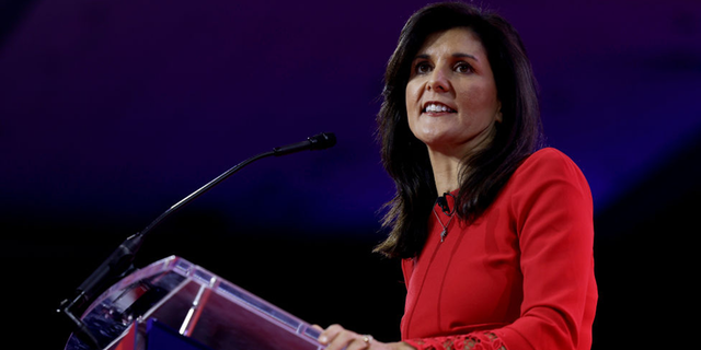 Haley was one of two declared Republican presidential candidates, along with entrepreneur Vivek Ramaswamy, to deliver speeches at CPAC on Friday.