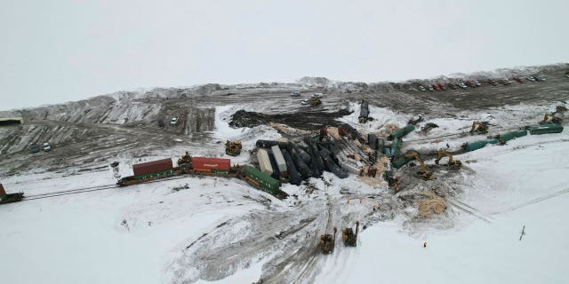 Richland County, North Dakota authorities say temperatures under 20 degrees Fahrenheit helped slow the dispersal of dangerous chemicals from a train derailment into the surrounding environment.
