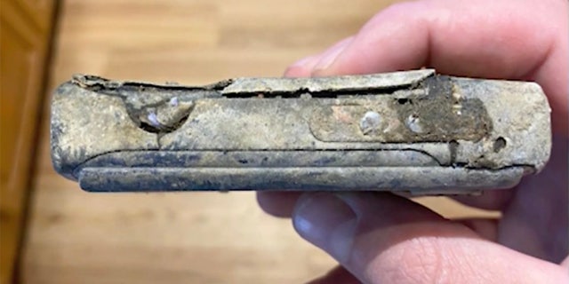 While fishing out on the river, Spencer Greiner, recovered the 13-year-old camera.