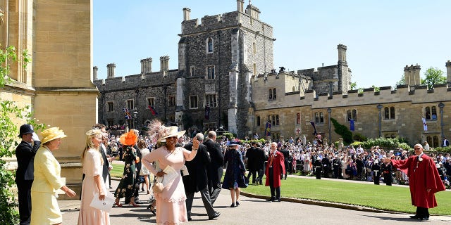 Oprah Winfrey at Prince Harry and Meghan's wedding