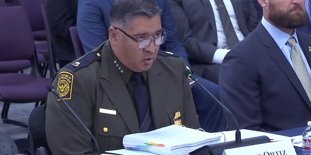 Border Patrol Chief Raul Ortiz testifies at a Homeland Security hearing on March 15, 2023.