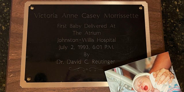 First baby ever born at Virginia hospital welcomes daughter 28 years later at same facility 4 Vanessa Matthews (shown as a newborn in the inset photo) was the first baby delivered at HCA Virginia Johnston-Willis Hospital in Richmond, Virginia, in 1993.