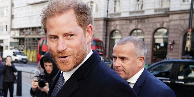 Prince Harry arrived at the Royal Courts Of Justice, central London, ahead of a hearing claim over allegations of unlawful information gathering brought against Associated Newspapers Limited.