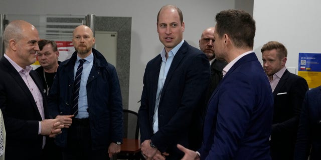 Prince William made a secret visit to Poland on Wednesday.